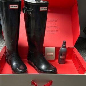 Hunter Black Rain Boots